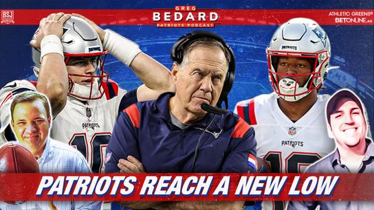 .@athleticgreens Podcast & Video: Bedard Patriots Pod - A new low in loss to Raiders taken at BSJ Headquarters (Patriots)